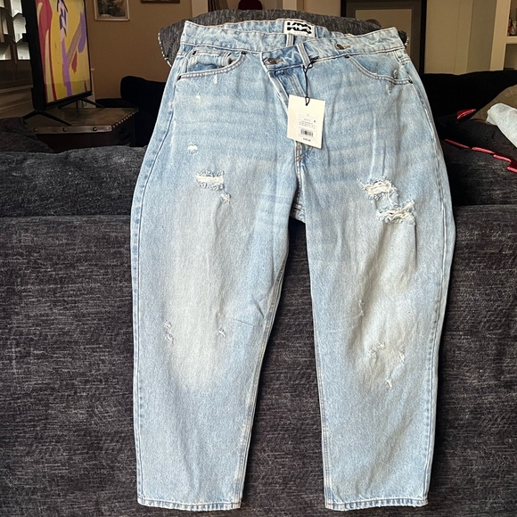 KBB by KAHLANA  Light Blue Women's DYLAN Jeans - Picture 4 of 5